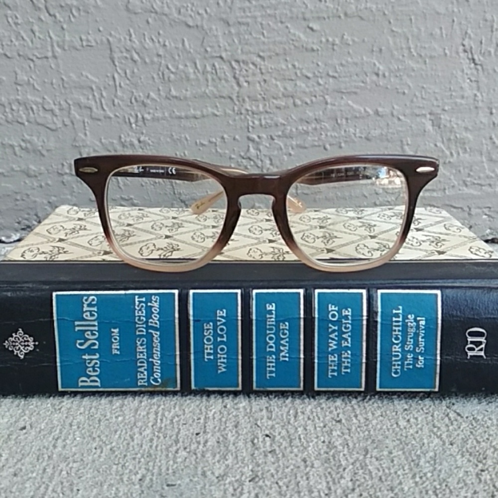 Ombre Brown Ray-Ban Eyeglasses Women